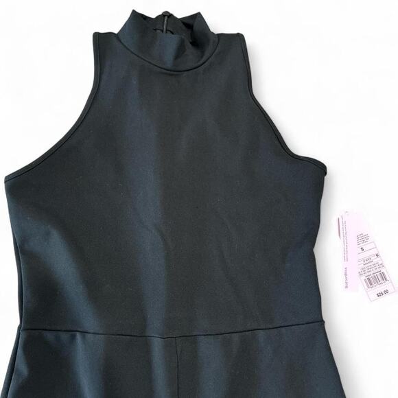 Black High Neck Jumpsuit - Picture 2 of 3